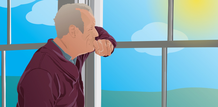 Eric found it increasingly difficult to go out resulting in very little physical activity. Eric's wife noticed that his mood had stared to deteriorate. He became less motivated and felt down that he was unable to work.