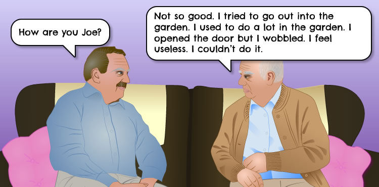 It is good to talk to someone if you are feeling frustrated.