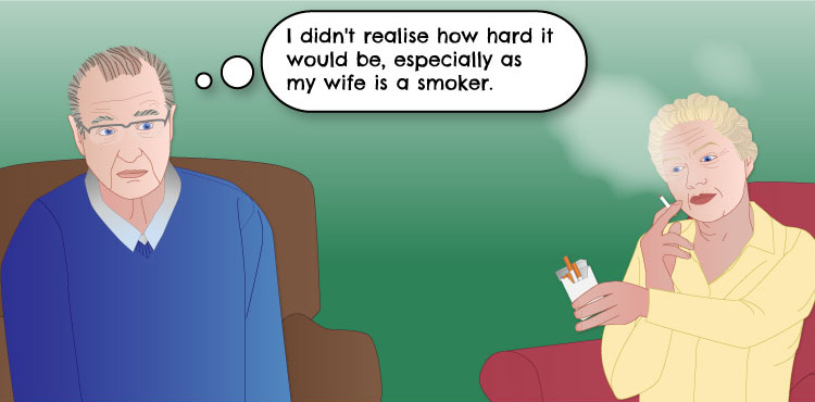 Most people need help to stop smoking, so don't give up at the first hurdle.