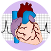 Heart with atrial fibrillation ECG