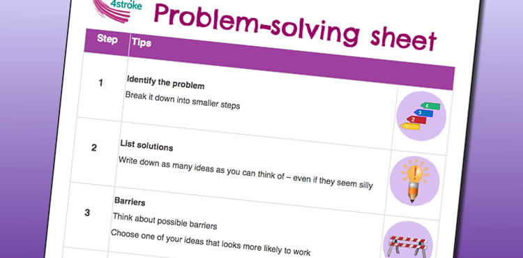 Remember to look for solutions, and ways to do things differently.