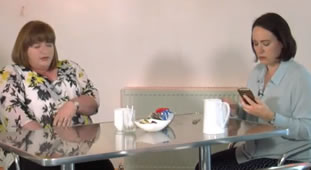 Jean and Kelly cafe 2
