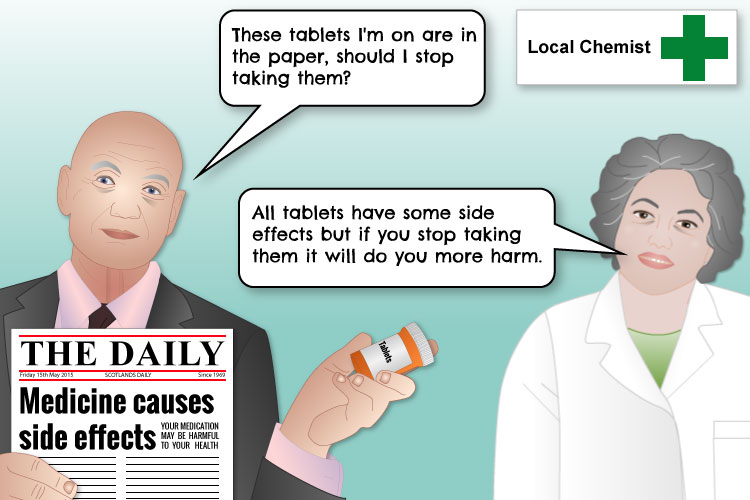Medication side effect worries